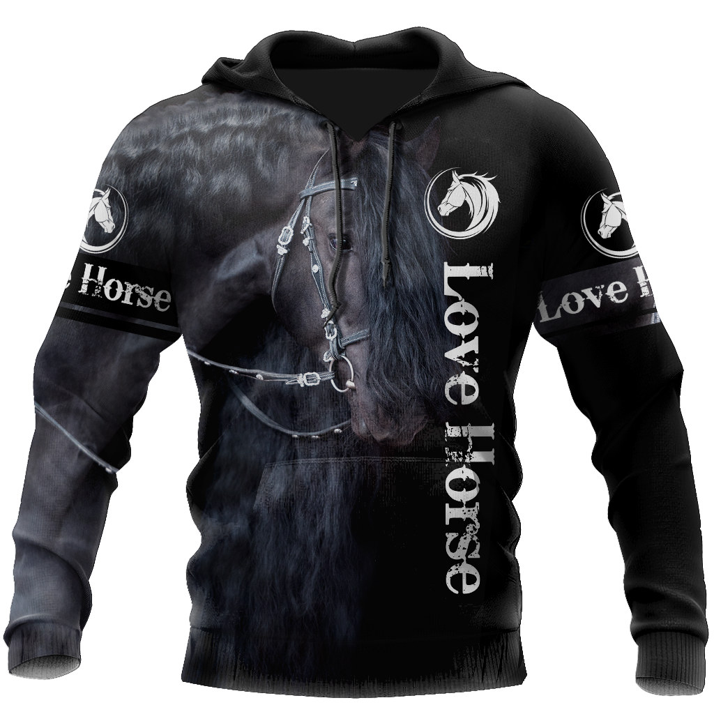 Beautiful Horse 3D All Over Printed Shirts For Men And Women TR2105202S-Apparel-MP-Hoodie-S-Vibe Cosy™