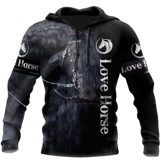 Beautiful Horse 3D All Over Printed Shirts For Men And Women TR2105202S-Apparel-MP-Hoodie-S-Vibe Cosy™