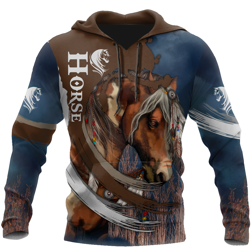 Beautiful Horse 3D All Over Printed Shirts For Men And Women TR2404203-Apparel-MP-Hoodie-S-Vibe Cosy™