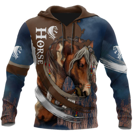 Beautiful Horse 3D All Over Printed Shirts For Men And Women TR2404203-Apparel-MP-Hoodie-S-Vibe Cosy™