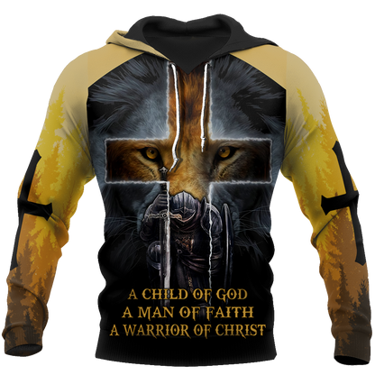Knight God Jesus 3D All Over Printed Shirt Hoodie For Men And Women JJ240302-Apparel-MP-Hoodie-S-Vibe Cosy™