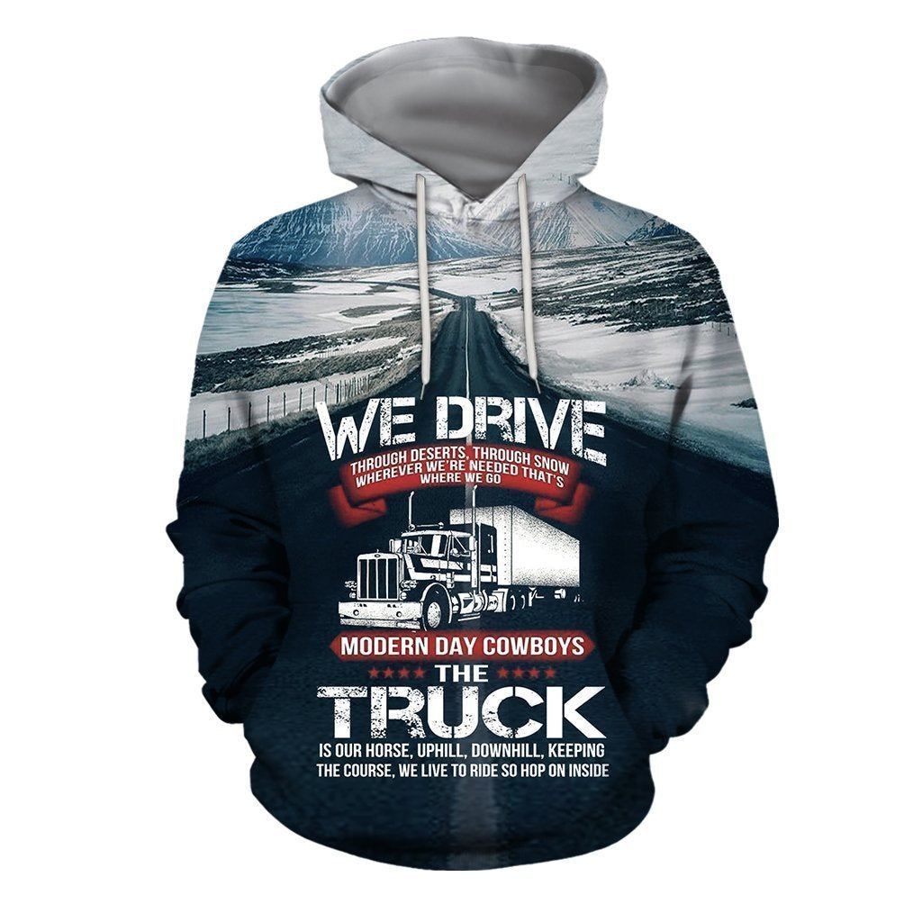 3D All Over Printed Truck Tops-Apparel-6teenth World-Hoodie-S-Vibe Cosy™