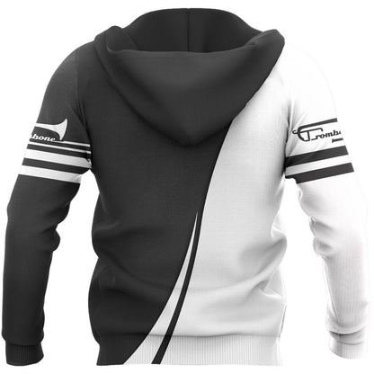 Trombone music 3d hoodie, t-shirt, sweatshirt for men and women HG HAC31202-Apparel-HG-Zip hoodie-S-Vibe Cosy™