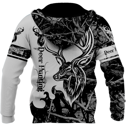 DEER HUNTING HARVEST MOON CAMO 3D ALL OVER PRINTED SHIRTS FOR MEN AND WOMEN JJ051201 PL-Apparel-PL8386-Hoodie-S-Vibe Cosy™