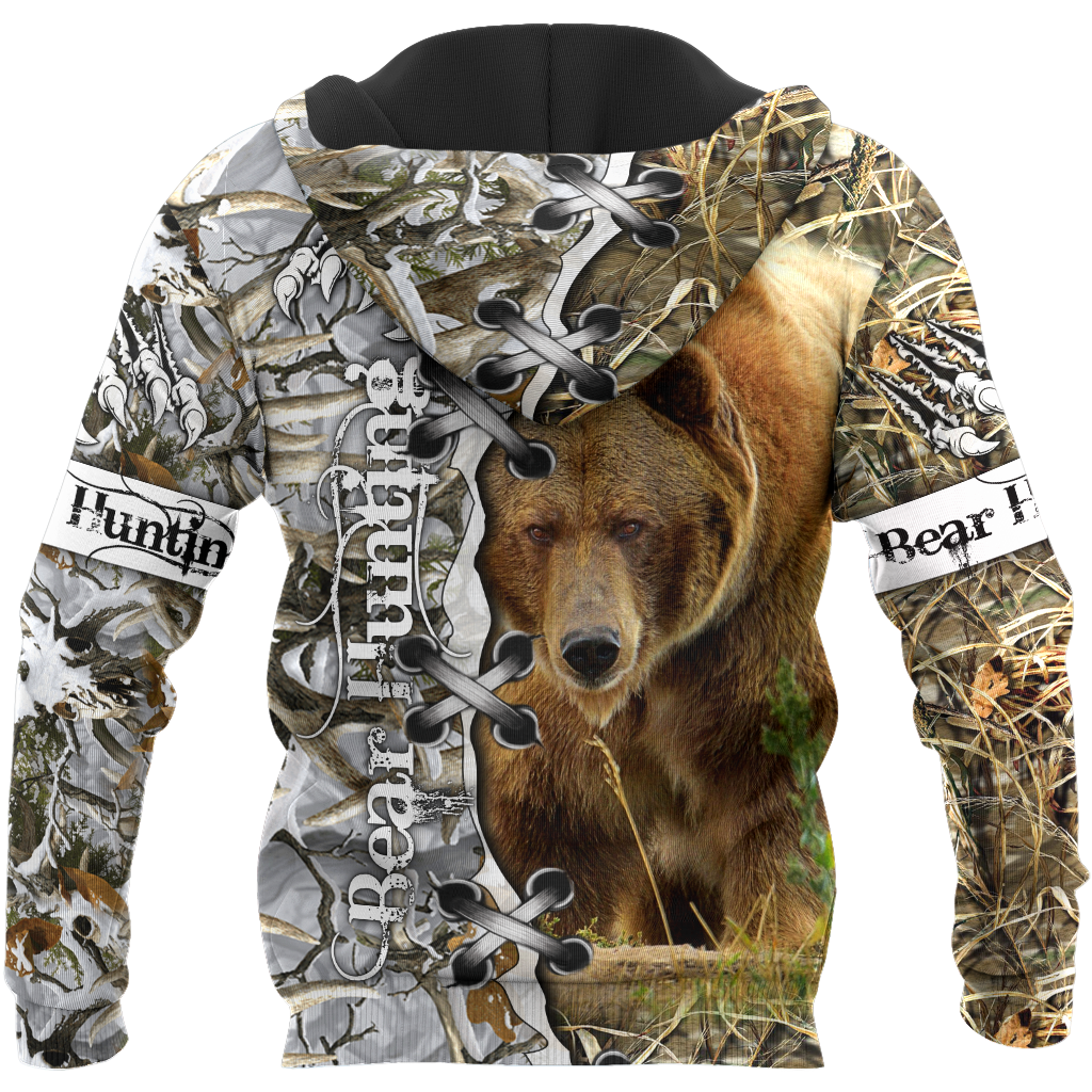 BEAR HUNTING CAMO 3D ALL OVER PRINTED SHIRTS FOR MEN AND WOMEN Pi061202 PL-Apparel-PL8386-Hoodie-S-Vibe Cosy™