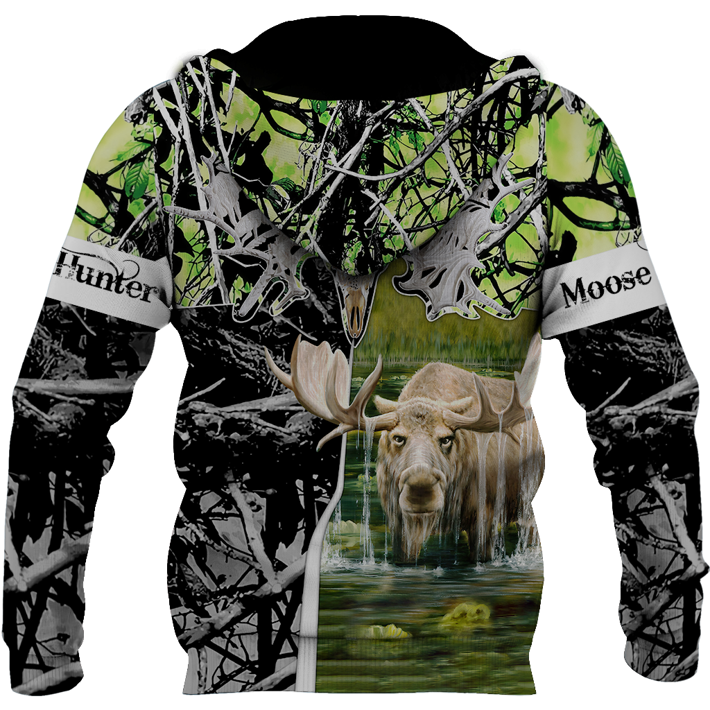 Beutiful moose hunting camo 3D all over printed shirts for man and women JJ161202 PL-Apparel-PL8386-sweatshirt-S-Vibe Cosy™