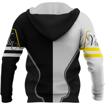 Violin music 3d hoodie full HG HAC281102-Apparel-HG-Zip hoodie-S-Vibe Cosy™