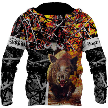 BOAR HUNTING CAMO 3D ALL OVER PRINTED SHIRTS FOR MEN AND WOMEN JJ221201 PL-Apparel-PL8386-Hoodie-S-Vibe Cosy™