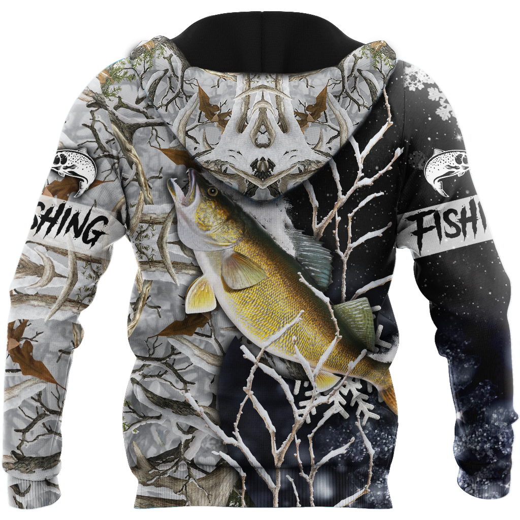Walleye ice fishing gear shirt TR100301 - Amaze Style™-Apparel