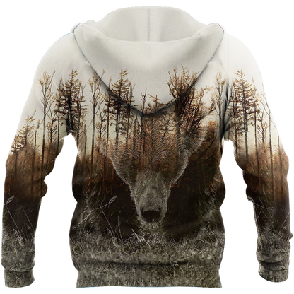 LOVE BEAR 3D ALL OVER PRINTED SHIRTS FOR MEN AND WOMEN TR071200 PL-Apparel-PL8386-Hoodie-S-Vibe Cosy™