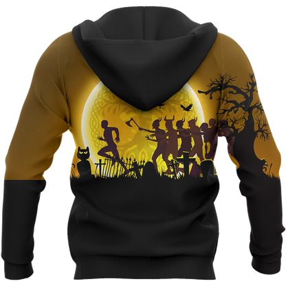 Vikings - Halloween Hoodie-Apparel-HP Arts-Hoodie-S-Vibe Cosy™