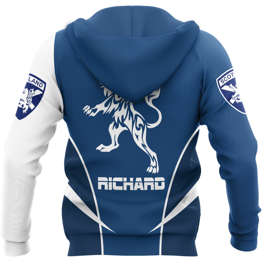 Scottish Rampant Lion Active Special Hoodie (Customize)-Apparel-PL8386-Hoodie-S-Vibe Cosy™