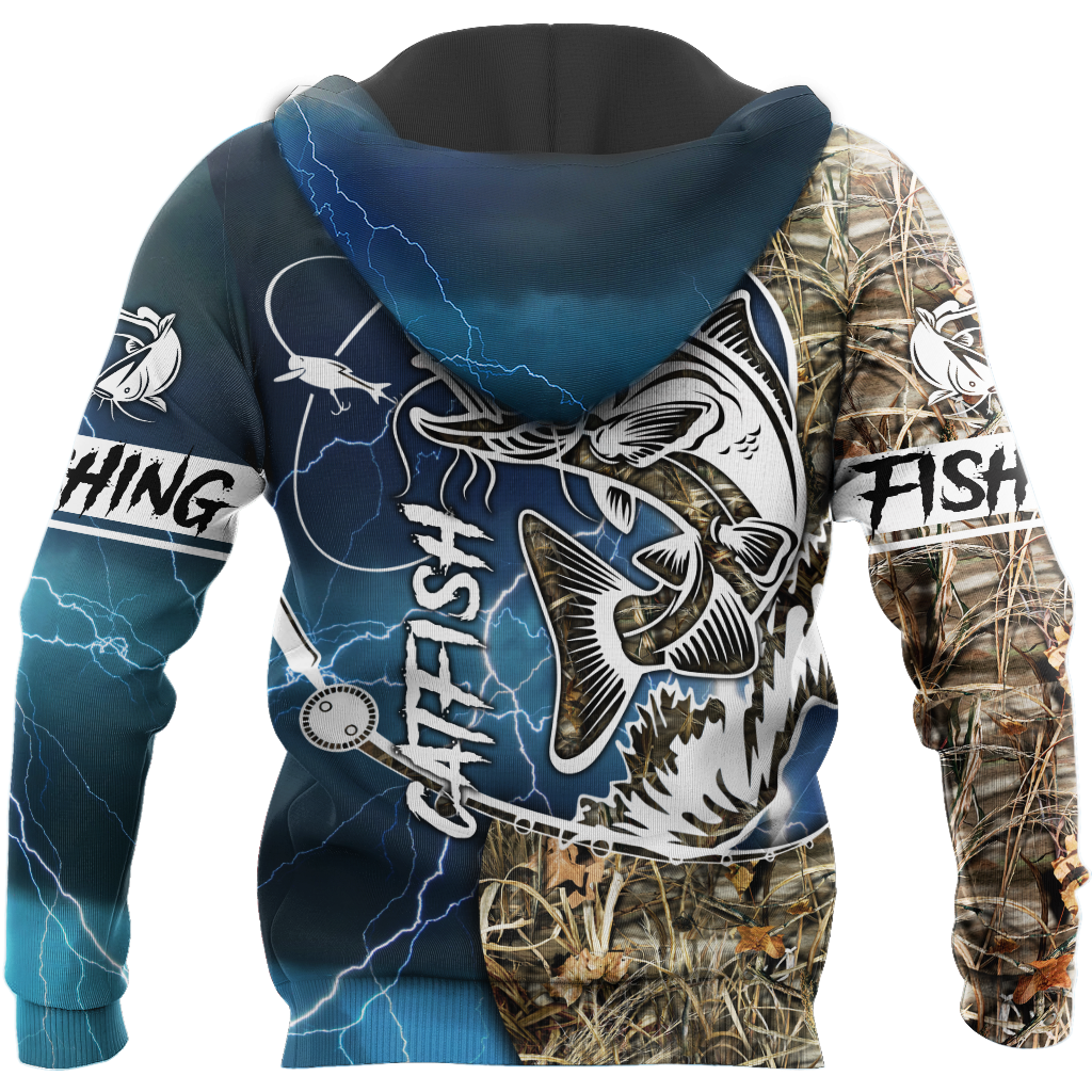 Catfish fishing 3d all over printed Shirts for men and women TR170100 - Amaze Style™-Apparel