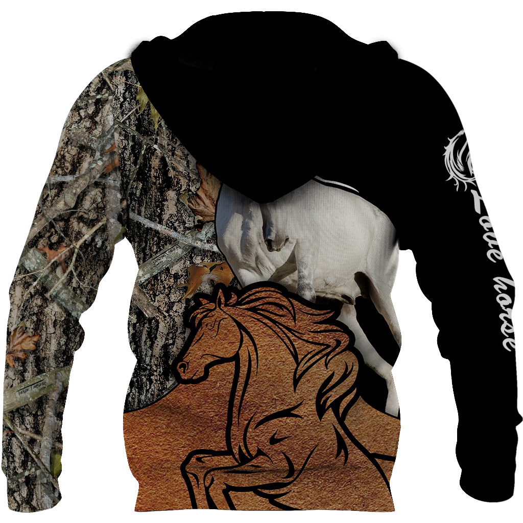 Beautiful Horse Shirt Muddy Design - Winter Set for Men and Women JJ101202-Apparel-NNK-Hoodie-S-Vibe Cosy™
