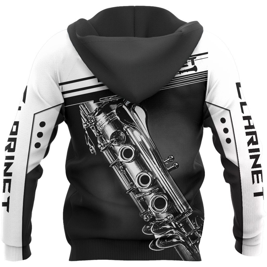 Clarinet music 3d hoodie shirt for men and women HG HAC31201-Apparel-HG-Zip hoodie-S-Vibe Cosy™