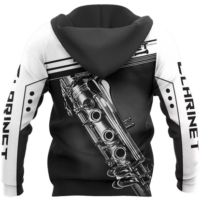 Clarinet music 3d hoodie shirt for men and women HG HAC31201-Apparel-HG-Zip hoodie-S-Vibe Cosy™