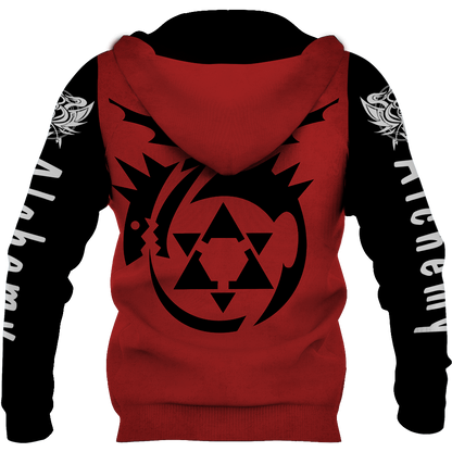 Alchemy 3D All Over Printed Shirts Hoodie JJ030103-Apparel-MP-Hoodie-S-Vibe Cosy™
