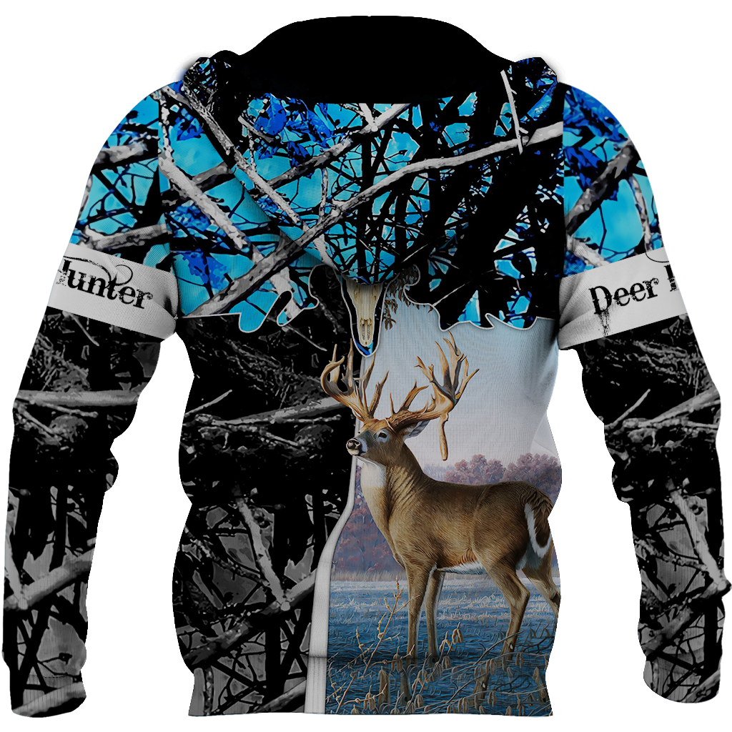 Beutiful deer hunting camo 3D all over printed shirts for man and women JJ221202 PL-Apparel-PL8386-sweatshirt-S-Vibe Cosy™