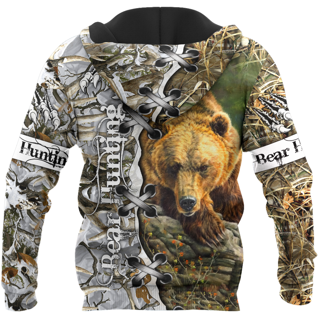 BEAR HUNTING CAMO 3D ALL OVER PRINTED SHIRTS FOR MEN AND WOMEN Pi061203 PL-Apparel-PL8386-Hoodie-S-Vibe Cosy™