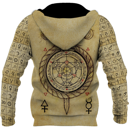 Alchemy 3D All Over Printed Shirts Hoodie JJ020101-Apparel-MP-Hoodie-S-Vibe Cosy™