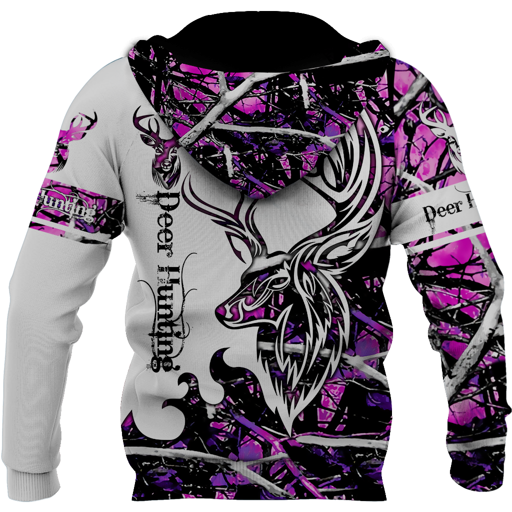 DEER HUNTING MUDDY GIRL CAMO 3D ALL OVER PRINTED SHIRTS FOR MEN AND WOMEN JJ051202 PL - Amaze Style™-Apparel