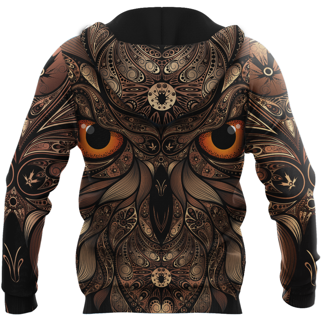 All Over Printed The Night Owl Shirts and Shorts-Apparel-HP Arts-Hoodie-S-Vibe Cosy™