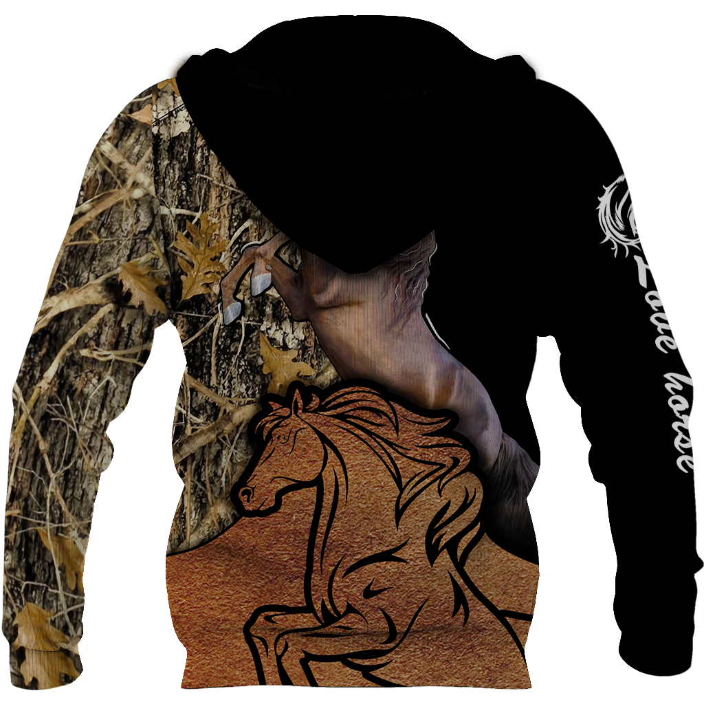 Beautiful Horse Shirt Muddy Design - Winter Set for Men and Women JJ111201-Apparel-NNK-Hoodie-S-Vibe Cosy™