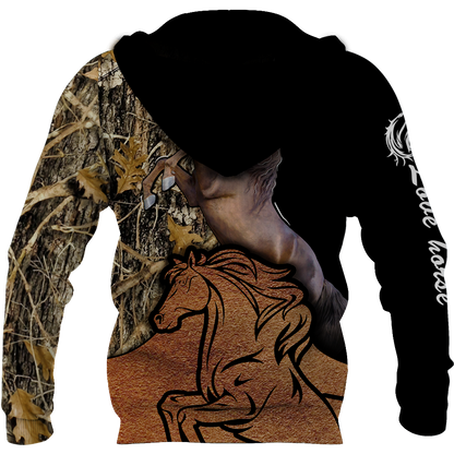 Beautiful Horse Shirt Muddy Design - Winter Set for Men and Women JJ111201-Apparel-NNK-Hoodie-S-Vibe Cosy™