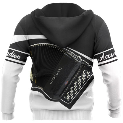 Accordion music 3d hoodie shirt for men and women HG HAC090101-Apparel-HG-Zip hoodie-S-Vibe Cosy™