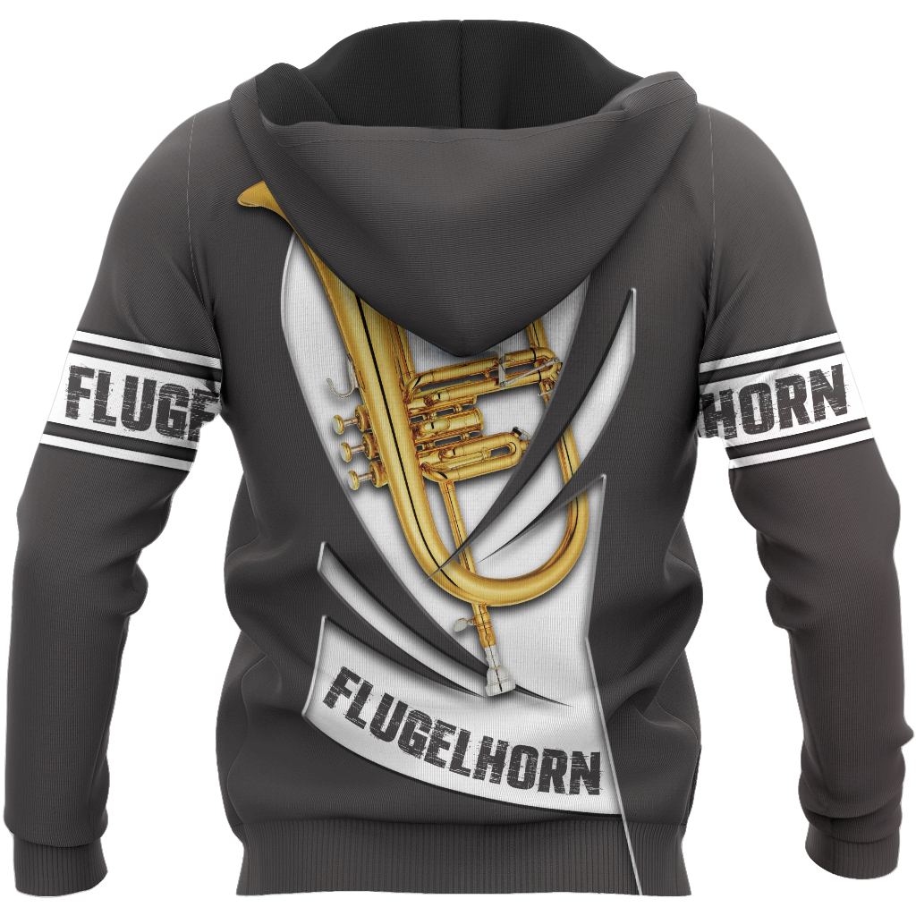 Flugelhorn music 3d hoodie shirt for men and women HG HAC260203-Apparel-HG-Zip hoodie-S-Vibe Cosy™