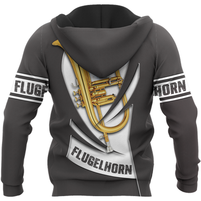 Flugelhorn music 3d hoodie shirt for men and women HG HAC260203-Apparel-HG-Zip hoodie-S-Vibe Cosy™