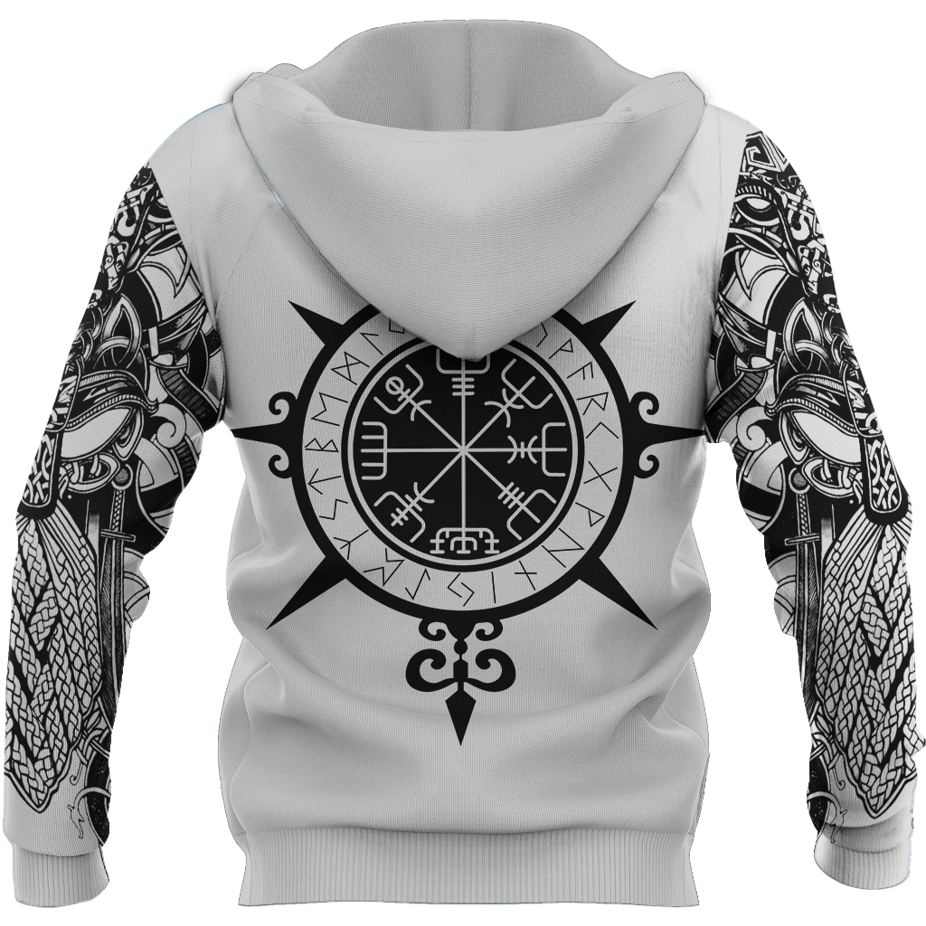 Viking Odin All Over Printed version 2.0 AM281004-Apparel-HP Arts-Hoodie-S-Vibe Cosy™