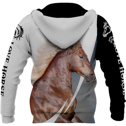 Love Horse Shirt - Winter Set for Men and Women JJ281202-Apparel-NNK-Hoodie-S-Vibe Cosy™