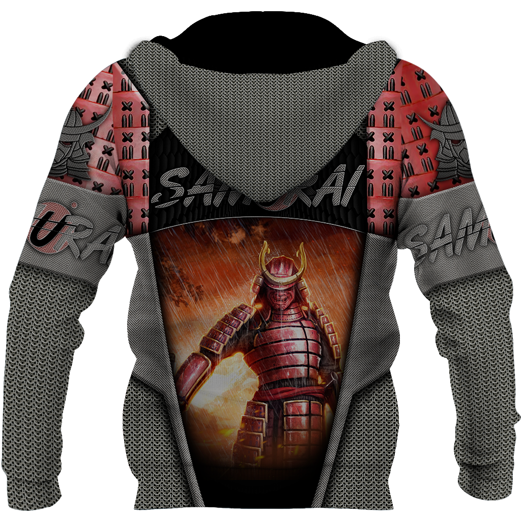 Samurai 3D All Over Printed Shirts JJ301201-Apparel-MP-Hoodie-S-Vibe Cosy™