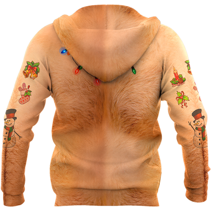 Real Christmas Tattoos All Over Printed-Apparel-HP Arts-Hoodie-S-Vibe Cosy™