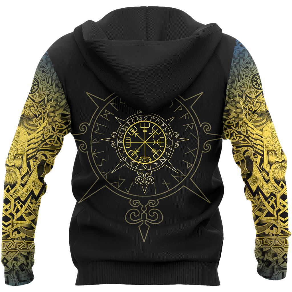 Viking Tattoo All-Over Print version 5.0-Apparel-HP Arts-Hoodie-S-Vibe Cosy™