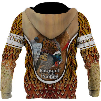 Pheasant hunting 3D Printed shirts TT070101-Apparel-TT-Hoodie-S-Vibe Cosy™