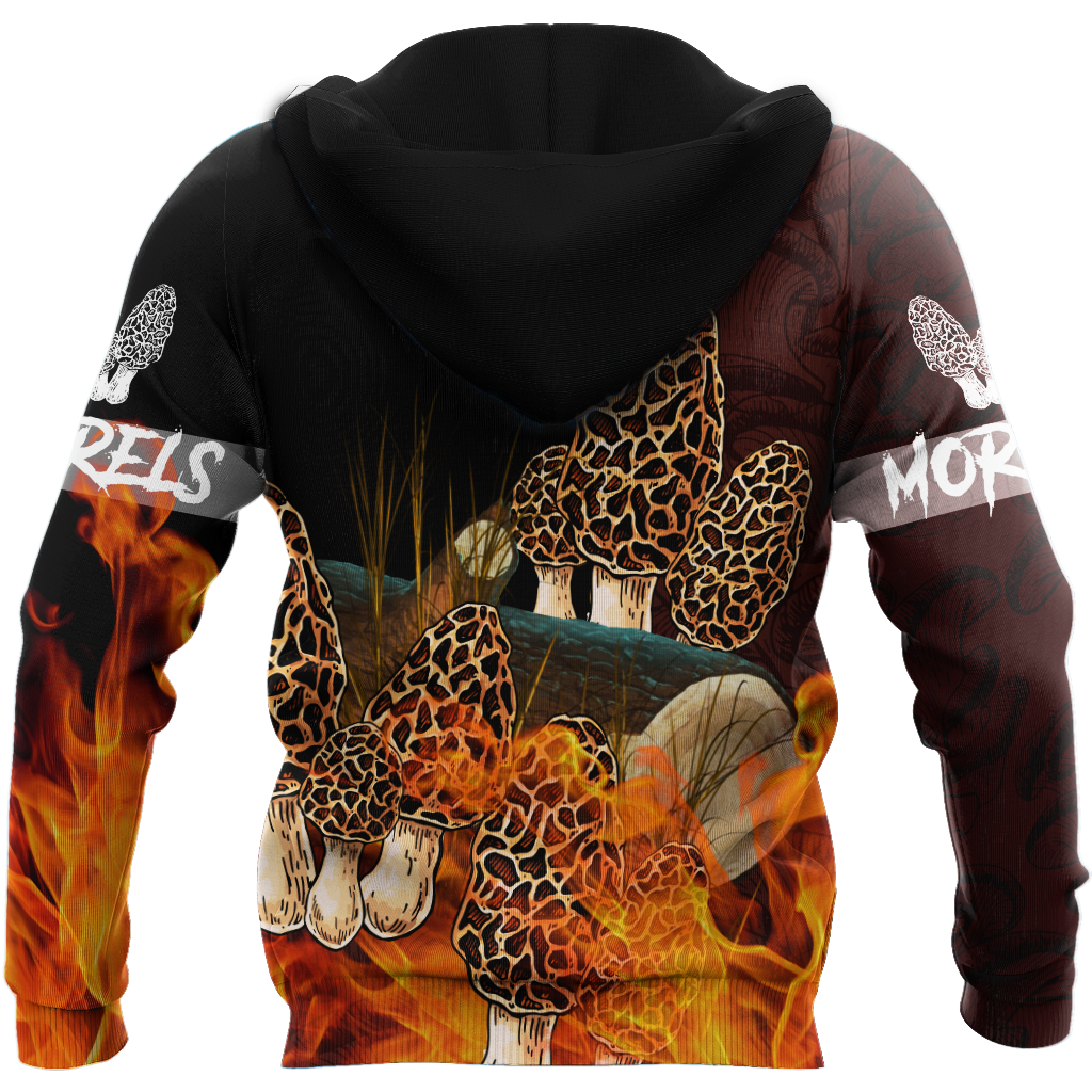 Beautiful Morels mushrooms 3D all over printing shirts for men and women TR260201-Apparel-Huyencass-Hoodie-S-Vibe Cosy™