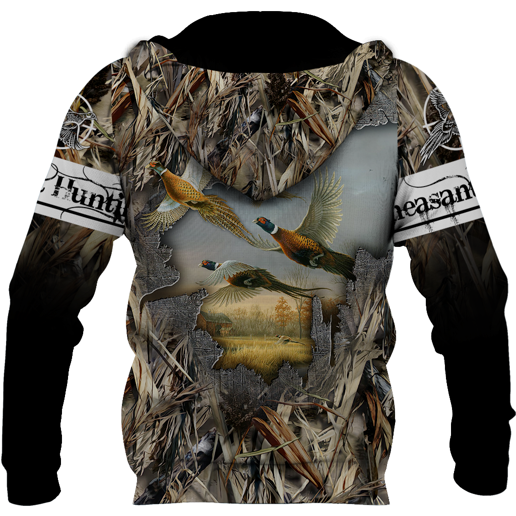 Pheasant Hunting 3D All Over Printed Shirts For Men And Women JJ170101-Apparel-MP-Hoodie-S-Vibe Cosy™