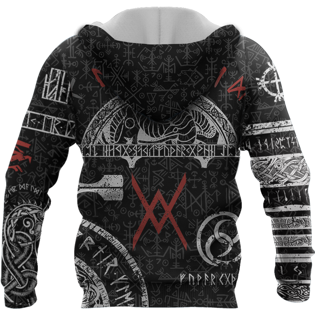 3D All Over Printed Viking God of War-Apparel-HP Arts-Hoodie-S-Vibe Cosy™
