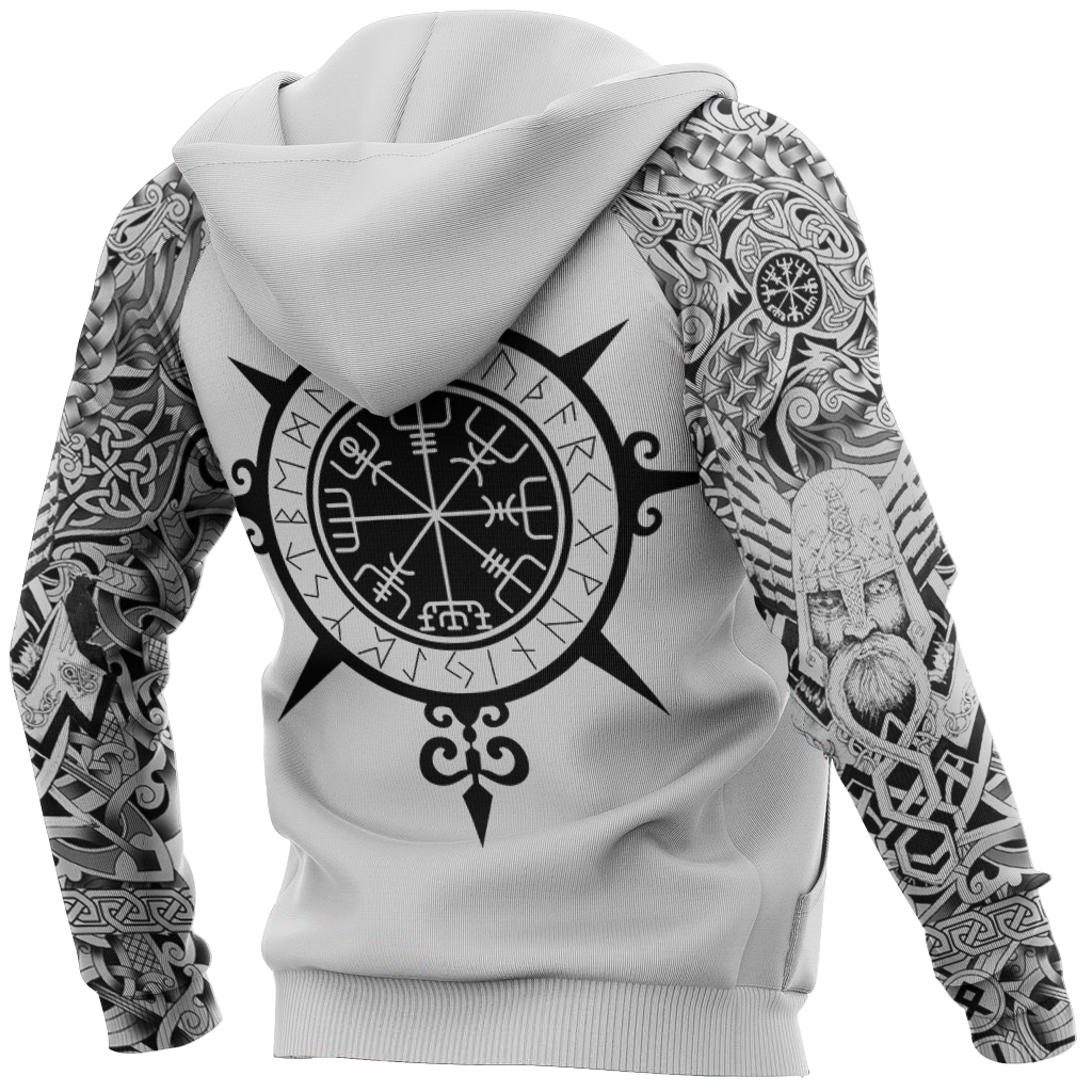 Viking Tattoo All-Over Print version 4.0-Apparel-HP Arts-Hoodie-S-Vibe Cosy™