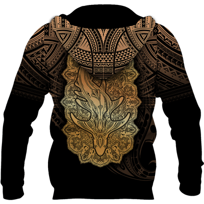 Wild Shark Polynesian 3d all over printed shirt and short for man and women JJ190202 PL-Apparel-PL8386-Hoodie-S-Vibe Cosy™