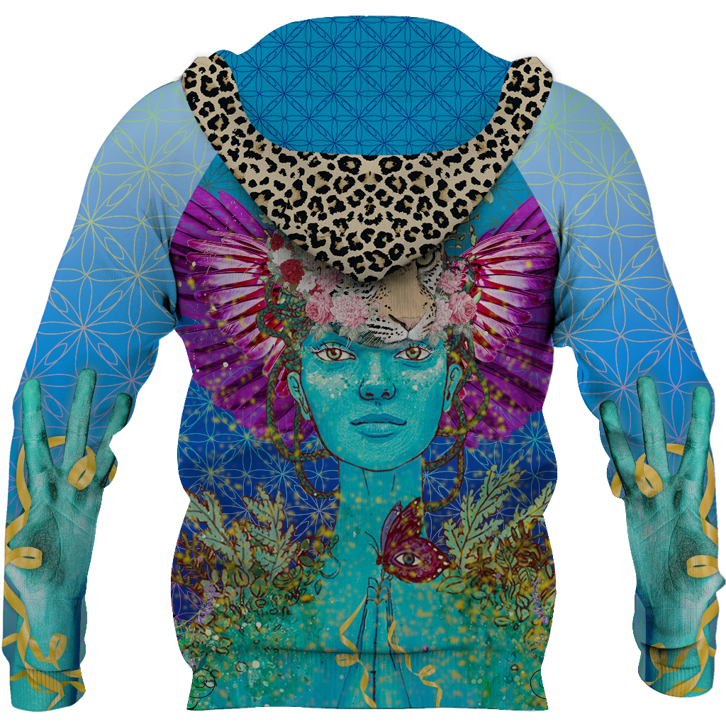 3D All Over Print Panther Hoodie-Apparel-GP Art-Zipped Hoodie-S-Vibe Cosy™