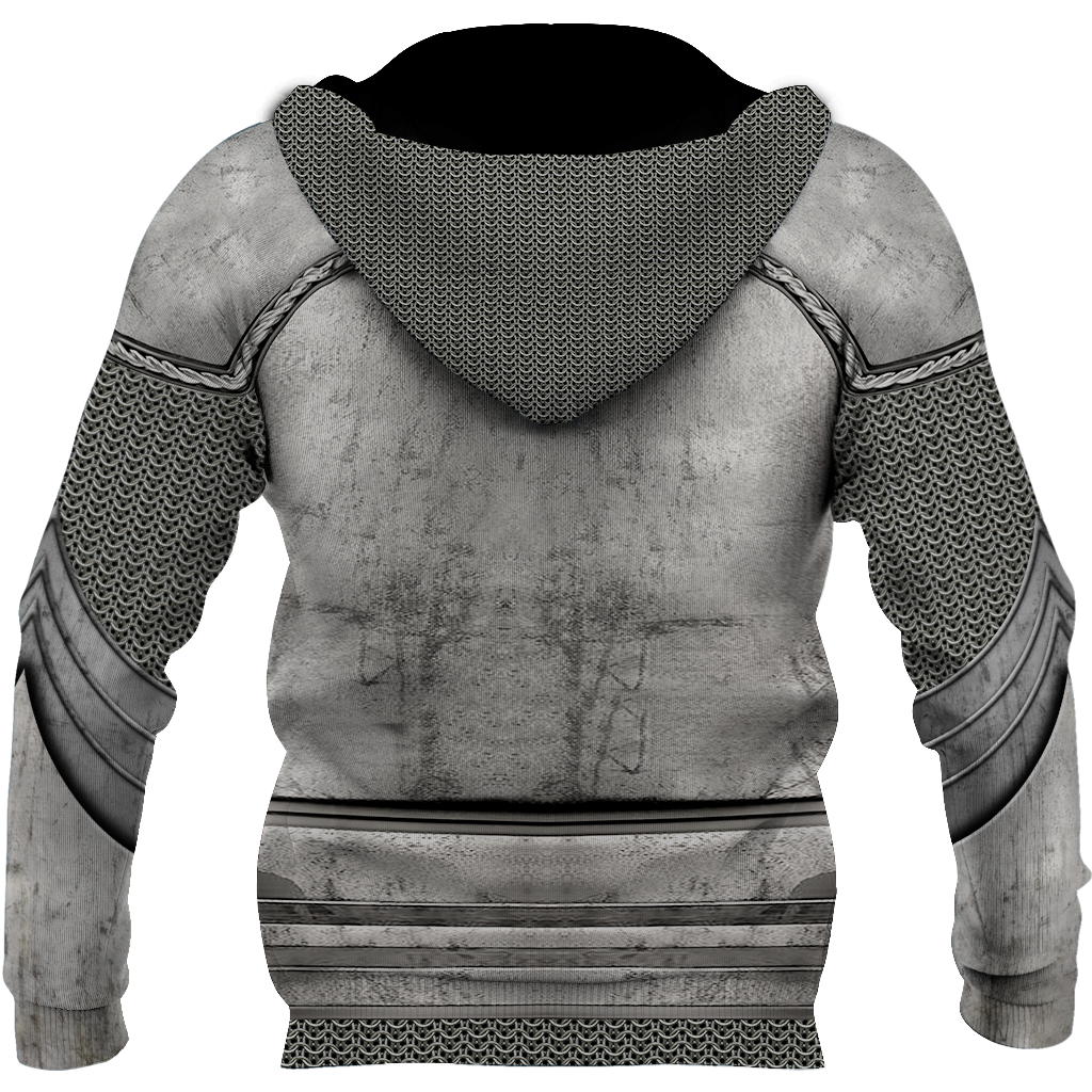 Knight Templar 3D All Over Printed Hoodie Chainmail JJ050301-Apparel-MP-Hoodie-S-Vibe Cosy™