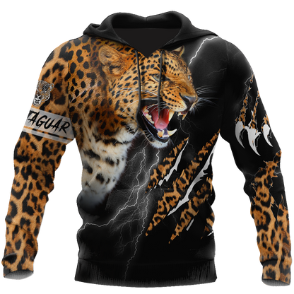 The Powerful Jaguar Thunderstorm 3D All Over Print  Hoodie TR2808201S