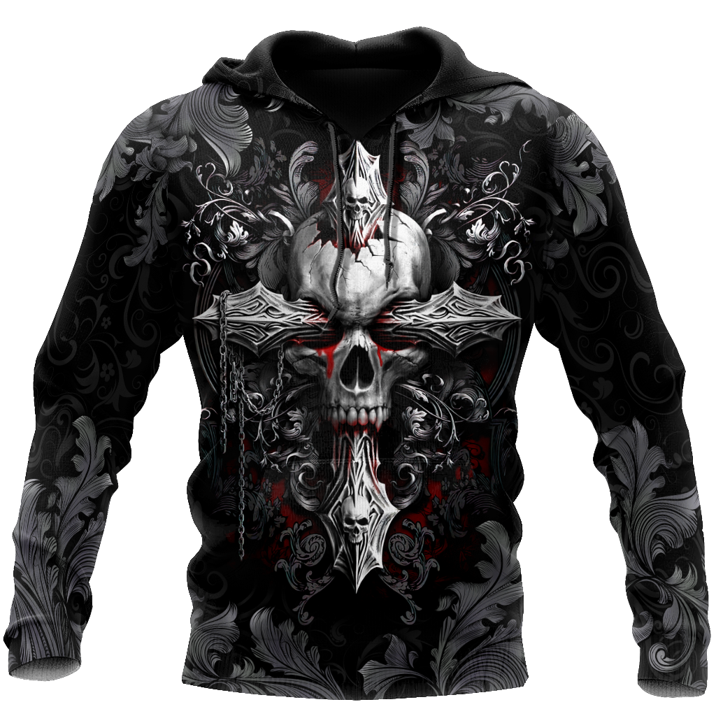 Beautiful Skull By ML-Apparel-ML-Hoodie-S-Vibe Cosy™