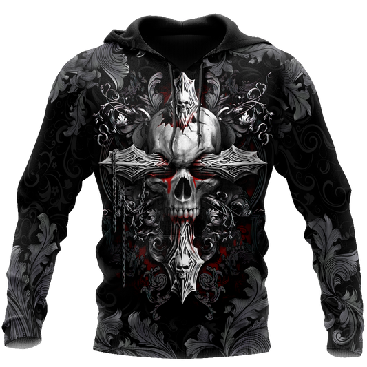 Beautiful Skull By ML-Apparel-ML-Hoodie-S-Vibe Cosy™