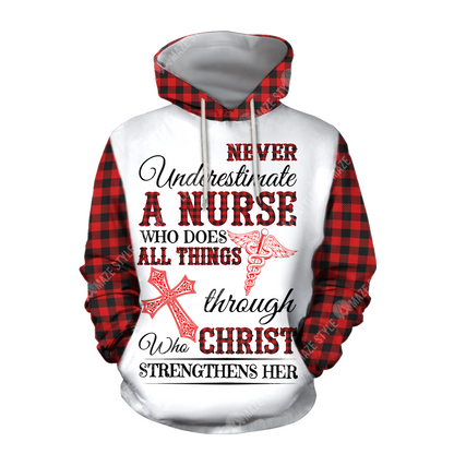 Nurse 3d hoodie shirt for men and women HG HAC250301-Apparel-HG-Hoodie-S-Vibe Cosy™