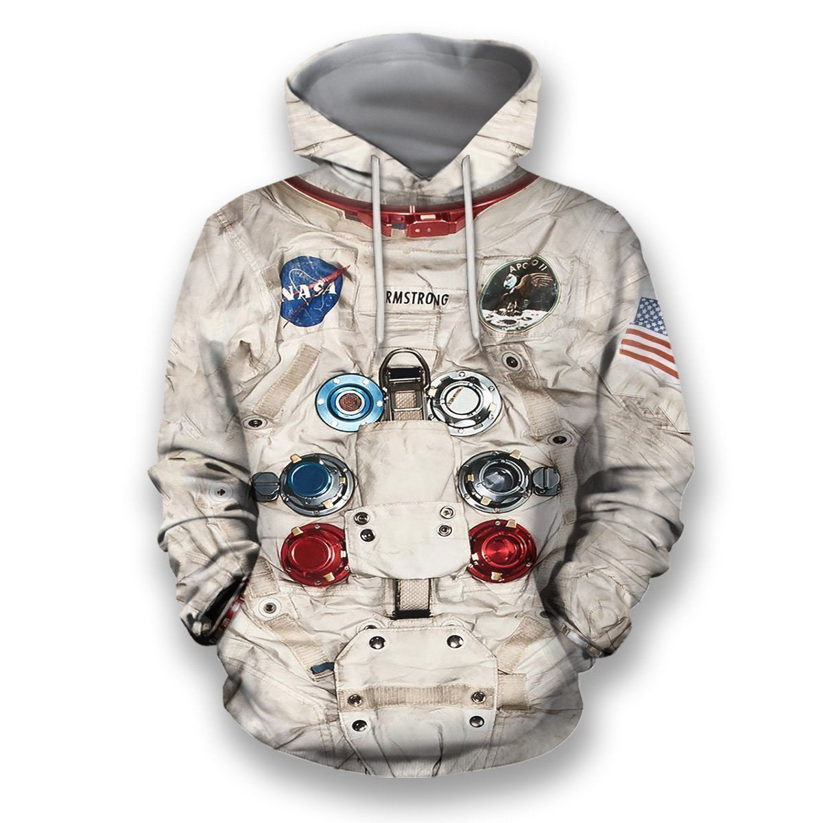 3D all over print space suit-Apparel-HbArts-Hoodies-S-Vibe Cosy™