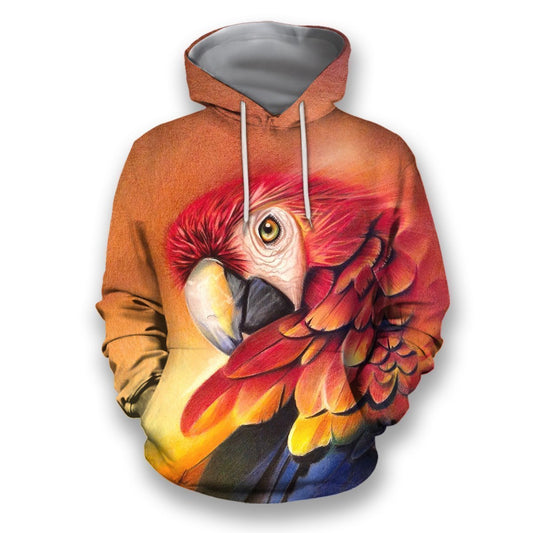All Over Printed Parrots Shirts H306B-Apparel-HbArts-Hoodies-S-Vibe Cosy™